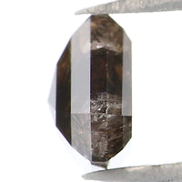 Natural Loose Triangle Diamond Black Brown Color 0.79 CT 5.70 MM Triangle Shape Rose Cut Diamond KR1791