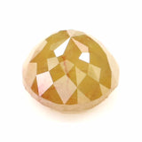Natural Loose Rose Cut Yellow Color Diamond 1.18 CT 5.80 MM Round Rose Cut Shape Diamond L5216