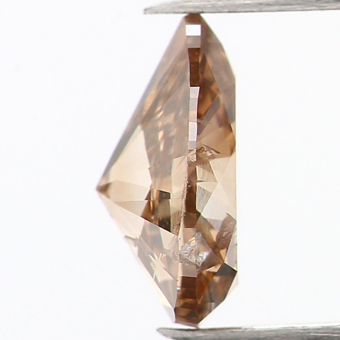 0.44 Ct Natural Loose Pear Shape Diamond Brown Color Pear Cut Diamond 5.90 MM Natural Loose Brown Color Pear Brilliant Cut Diamond LQ669