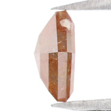 Natural Loose Pentagon Diamond Brown Color 0.88 CT 6.50 MM Pentagon Shape Rose Cut Diamond L9675