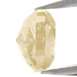 Natural Loose Cushion Yellow Grey Color Diamond 1.00 CT 5.70 MM Cushion Shape Rose Cut Diamond L8676