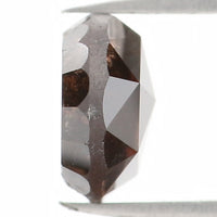 Natural Loose Rose Cut Brown Color Diamond 1.00 CT 5.95 MM Round Rose Cut Shape Diamond KR2394