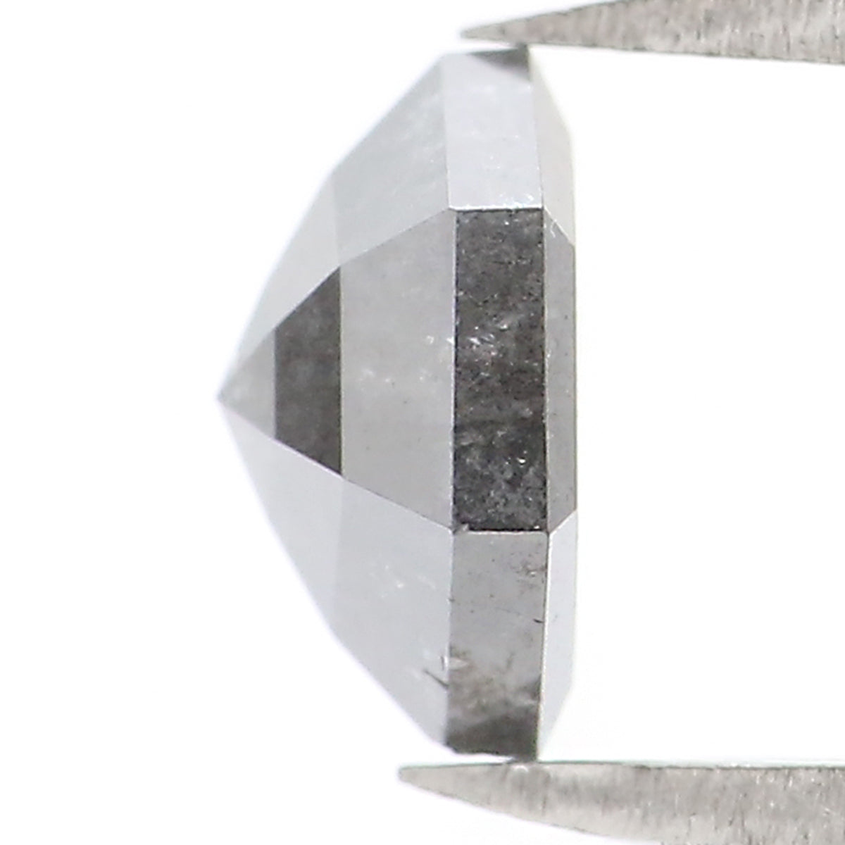 0.98 CT Natural Loose Hexagon Cut Diamond Salt And Pepper Hexagon Diamond 6.00 MM Natural Loose Black Grey Color Hexagon Cut Diamond KQ1458