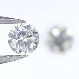 Natural Loose Round Brilliant Cut Diamond White - H Color 0.34 CT 3.50 MM Round Shape Diamond L2190