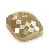 Natural Loose Cushion Green Grey Color Diamond 1.97 CT 8.00 MM Cushion Shape Rose Cut Diamond KR116