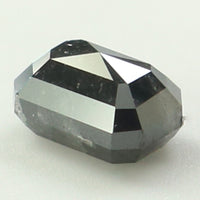 0.49 Ct Natural Loose Diamond, Emerald Cut Diamonds, Black Color Diamond, Rose Cut Diamond, Rustic Diamond, Radiant Diamond KDL5359