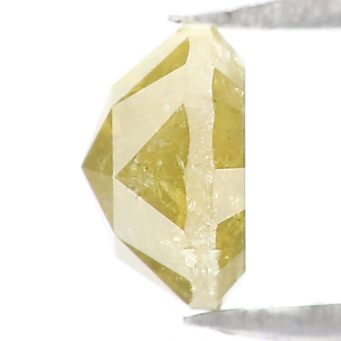 0.70 CT Natural Loose Round Rose Cut Diamond Yellow Color Round Shape Diamond 5.20 MM Natural Yellow Color Round Rose Cut Diamond LQ7810