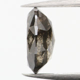 0.58 Ct Natural Loose Diamond, Oval Diamond, Black Diamond, Grey Diamond, Salt and Pepper Diamond, Antique Diamond, Real Diamond, KDL614