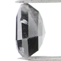 Natural Loose Shield Salt And Pepper Diamond Black Color 0.63 CT 4.80 MM Shield Shape Rose Cut Diamond L1020
