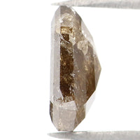 Natural Loose Emerald Diamond Brown Color 1.66 CT 7.90 MM Emerald Shape Rose Cut Diamond L7671
