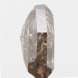 0.64 CT Natural Loose Diamond, Pentagon Cut Diamond, Salt And Pepper Diamond, Black Grey Diamond, Rose Cut Diamond, Rustic Diamond L9583