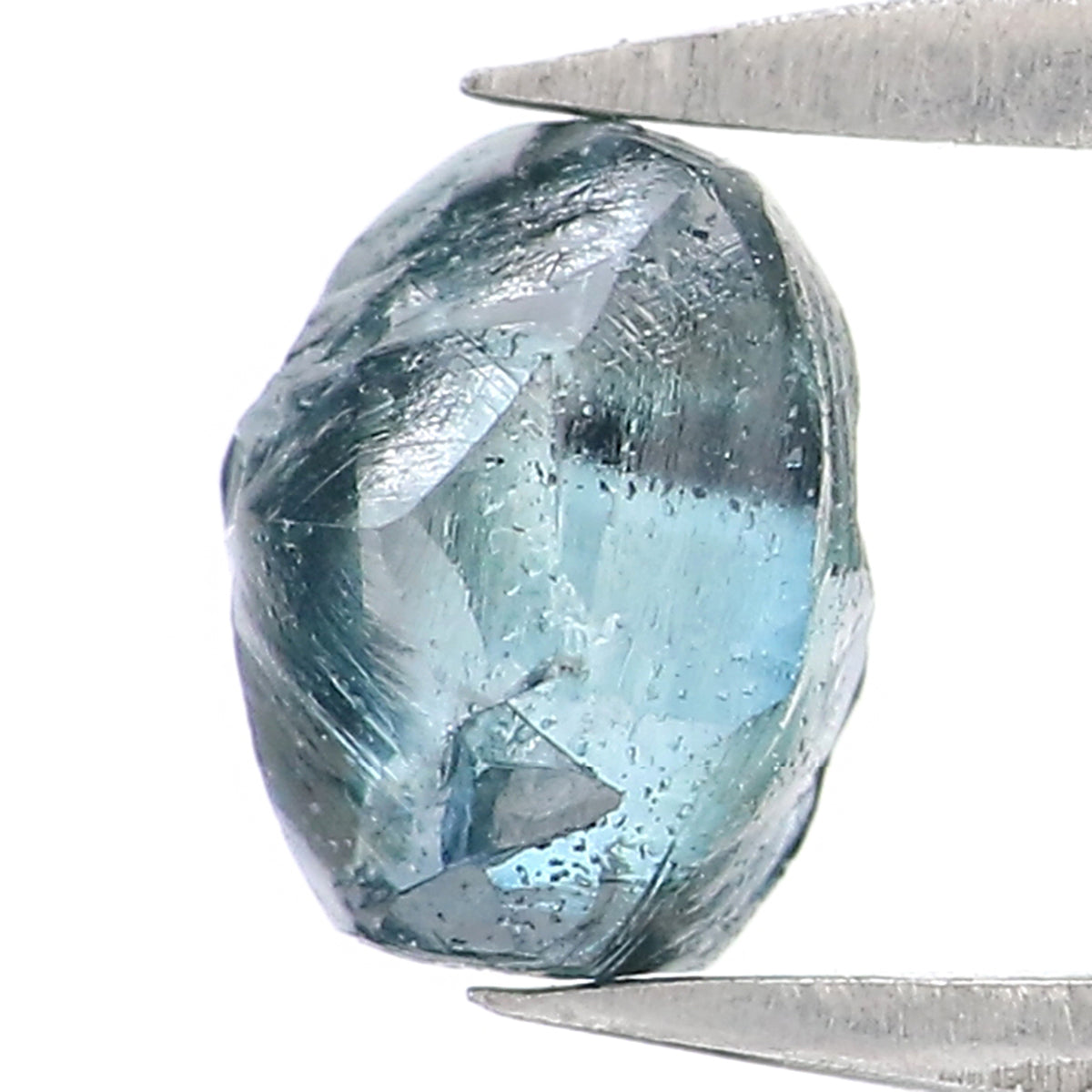 0.82 CT Natural Loose Rough Shape Diamond Blue Color Rough Cut Diamond 5.55 MM Natural Loose Blue Diamond Rough Irregular Cut Diamond LQ2372