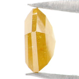 Natural Loose Pentagon Diamond Yellow Color 0.56 CT 5.40 MM Pentagon Rose cut Diamond KR2468