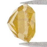Natural Loose Cushion Yellow Color Diamond 0.94 CT 5.28 MM Cushion Shape Rose Cut Diamond L7242