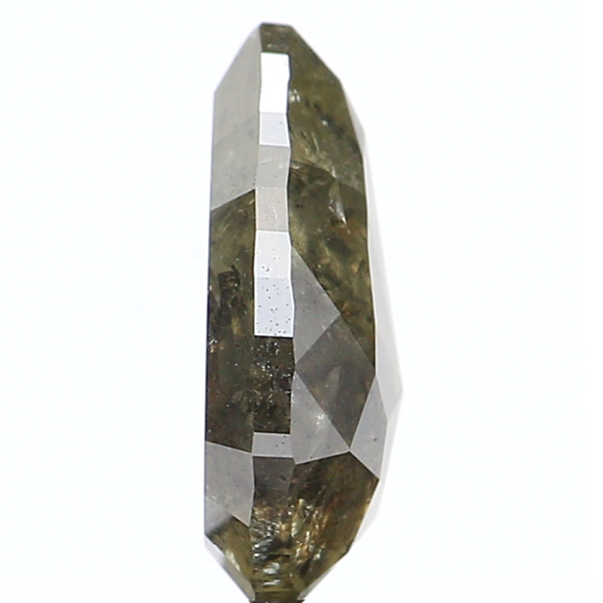 0.89 CT Natural Loose Pear Diamond Green Color Pear Cut Diamond 7.80 MM Natural Loose Diamond Pear Rose Cut Diamond Pear Shape Diamond QL454