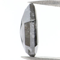 Natural Loose Antique Diamond Black Color 0.86 CT 7.40 MM Antique Shape Rose Cut Diamond KR649