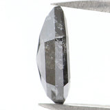 Natural Loose Antique Diamond Black Color 0.86 CT 7.40 MM Antique Shape Rose Cut Diamond KR649
