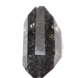 0.51 Ct Natural Loose Diamond, Salt And Pepper Diamond, Shield Cut Diamond, Black Gray Color Diamond, Rose Cut Real Rustic Diamond KDL079