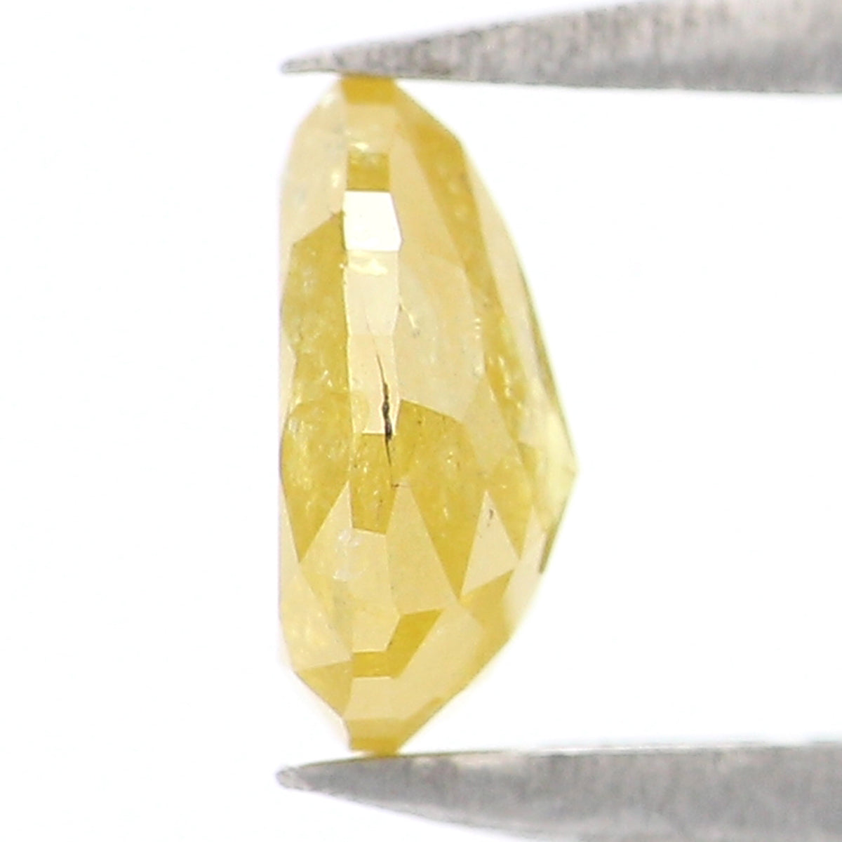 Natural Loose Pear Diamond Yellow Color 0.57 CT 5.90 MM Pear Shape Rose Cut Diamond KR2500