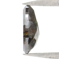 Natural Loose Pear Diamond, Salt And Pepper Pear Diamond, Natural Loose Diamond, Pear Rose Cut Diamond, 0.61 CT Pear Cut Diamond KDL2732