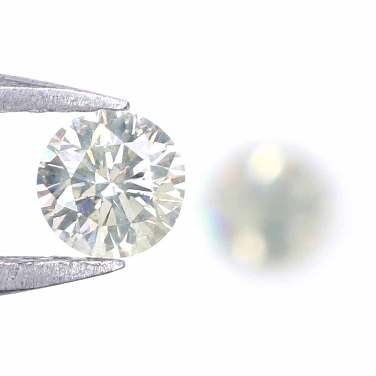 Natural Loose Round Brilliant Cut Diamond White - I Color 0.40 CT 3.70 MM Round Shape Diamond L2172