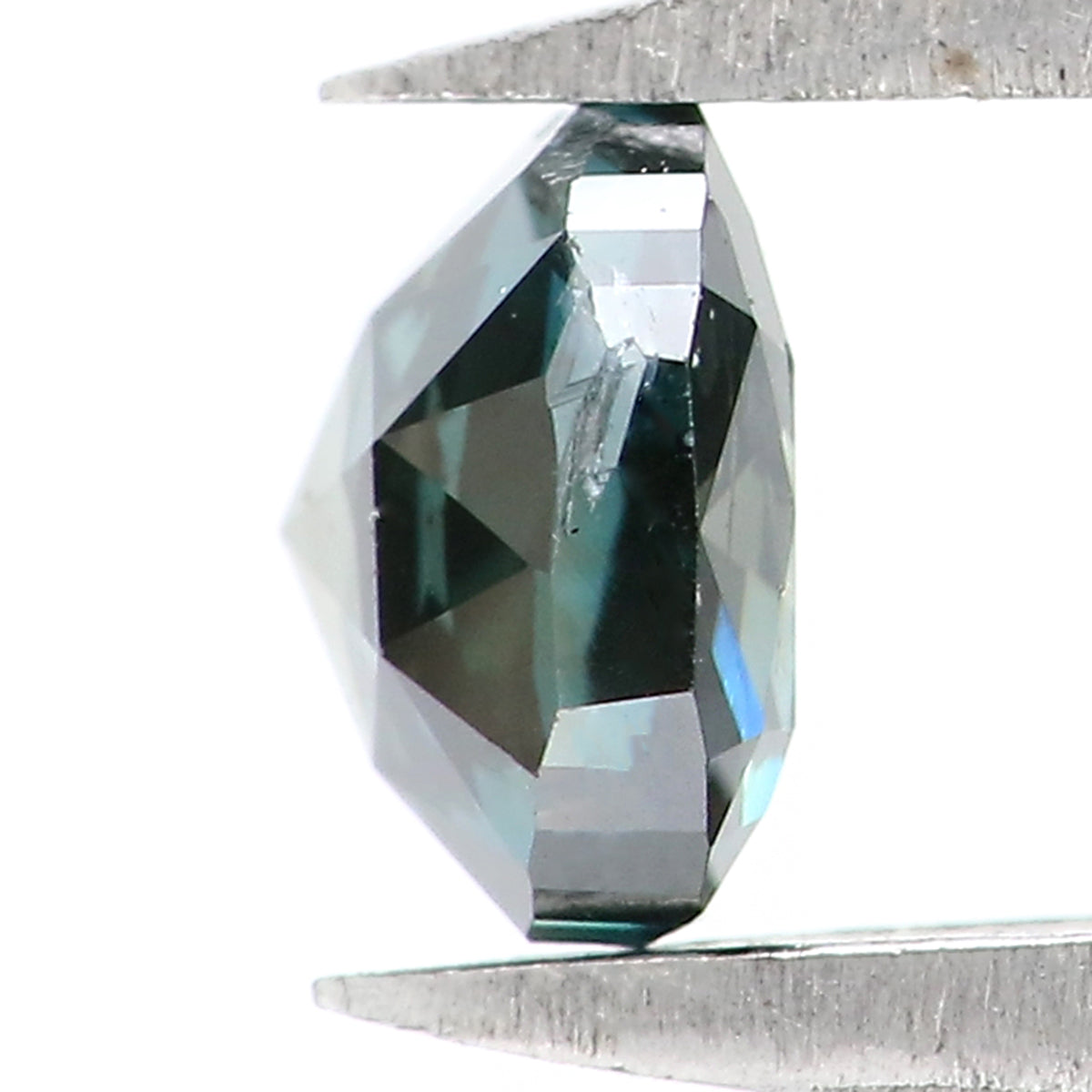 0.56 CT Natural Loose Cushion Shape Diamond Blue Color Cushion Cut Diamond 4.75 MM Natural Green Color Cushion Brilliant Cut Diamond KQ1245
