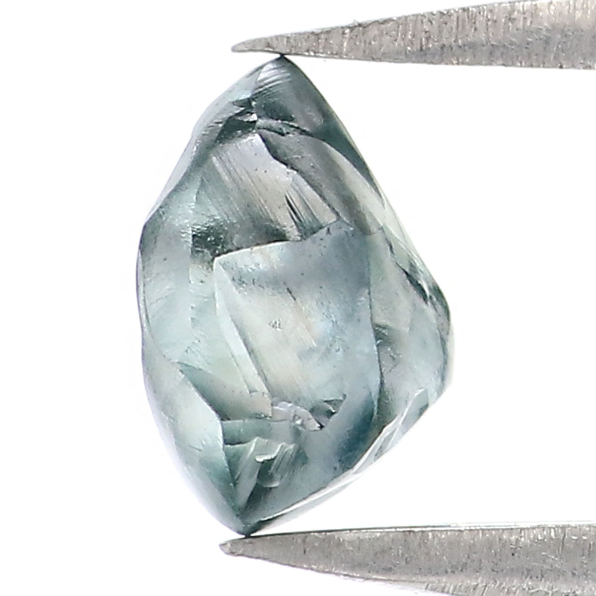 0.82 CT Natural Loose Rough Shape Diamond Blue Color Rough Cut Diamond 6.05 MM Natural Loose Diamond Rough Irregular Cut Diamond KQ2531