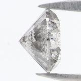 Natural Loose Round Salt And Pepper Diamond Black Grey Color 0.71 CT 5.48 MM Round Brilliant Cut Diamond L2565