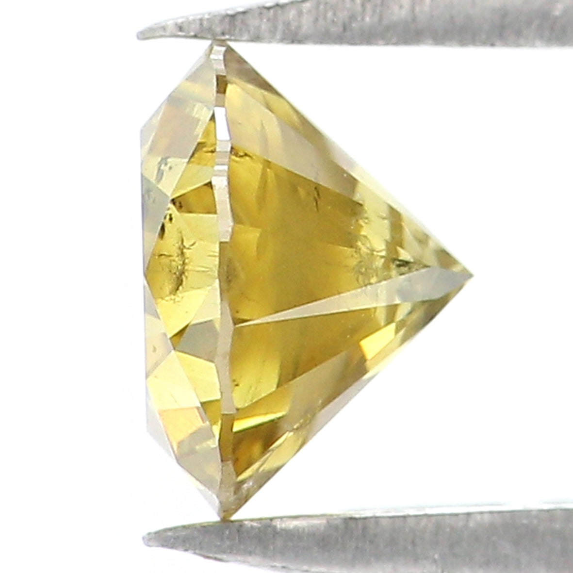 0.77 CT Natural Loose Round Shape Diamond Yellow Color Round Cut Diamond 5.70 MM Natural Green Round Diamond Brilliant Cut Diamond LQ6436