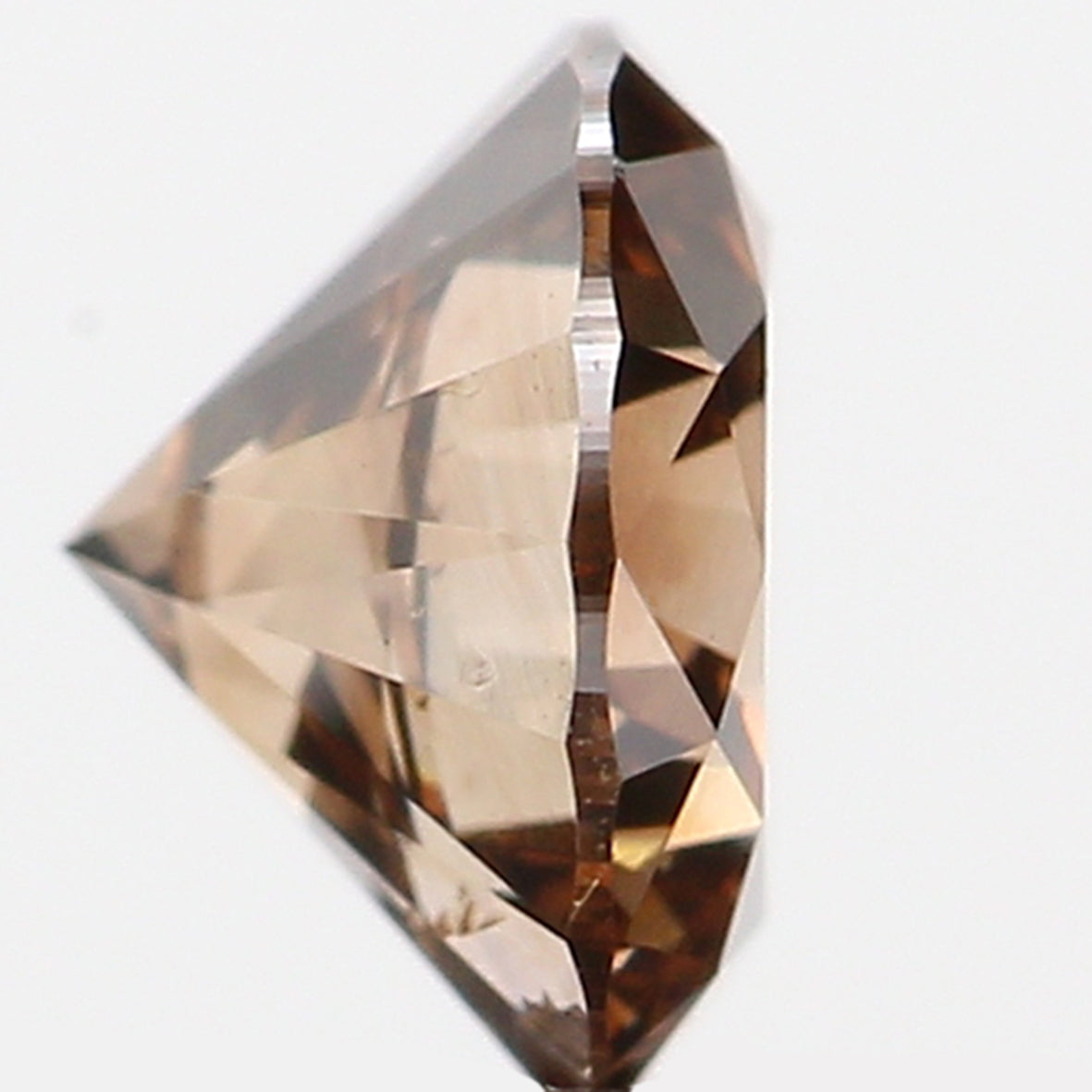 0.32 Ct Natural Loose Round Shape Diamond Brown Color Round Cut Diamond 4.30 MM Natural Loose Brown Color Round Brilliant Cut Diamond LQ486
