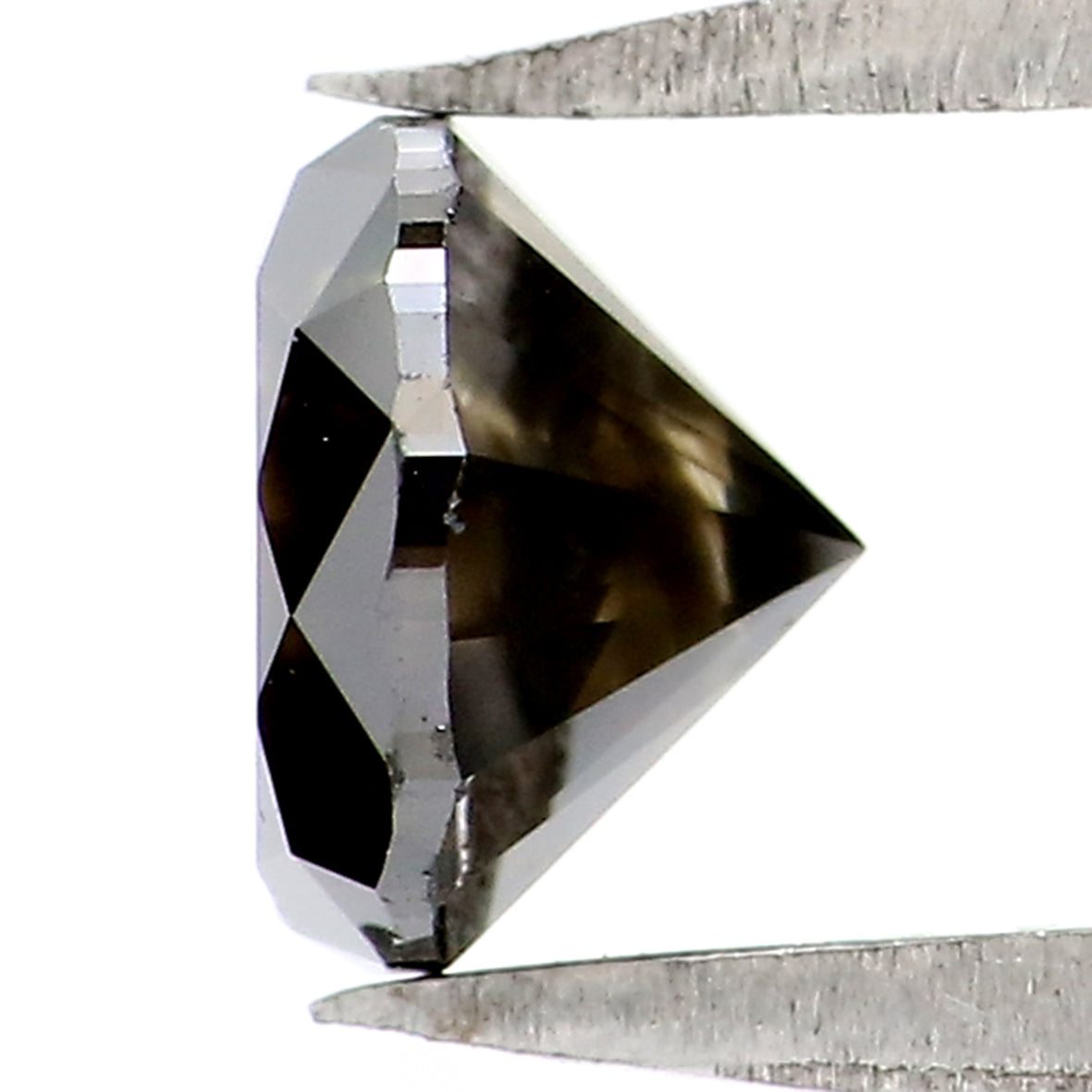 0.85 CT Natural Loose Round Shape Diamond Black Color Round Cut Diamond 5.70 MM Natural Loose Grey Color Round Brilliant Cut Diamond KQ2085