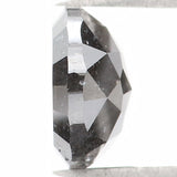 Natural Loose Round Rose Cut Salt And Pepper Diamond Black Grey Color 1.86 CT 7.50 MM Rose Cut Shape Diamond KDL1303