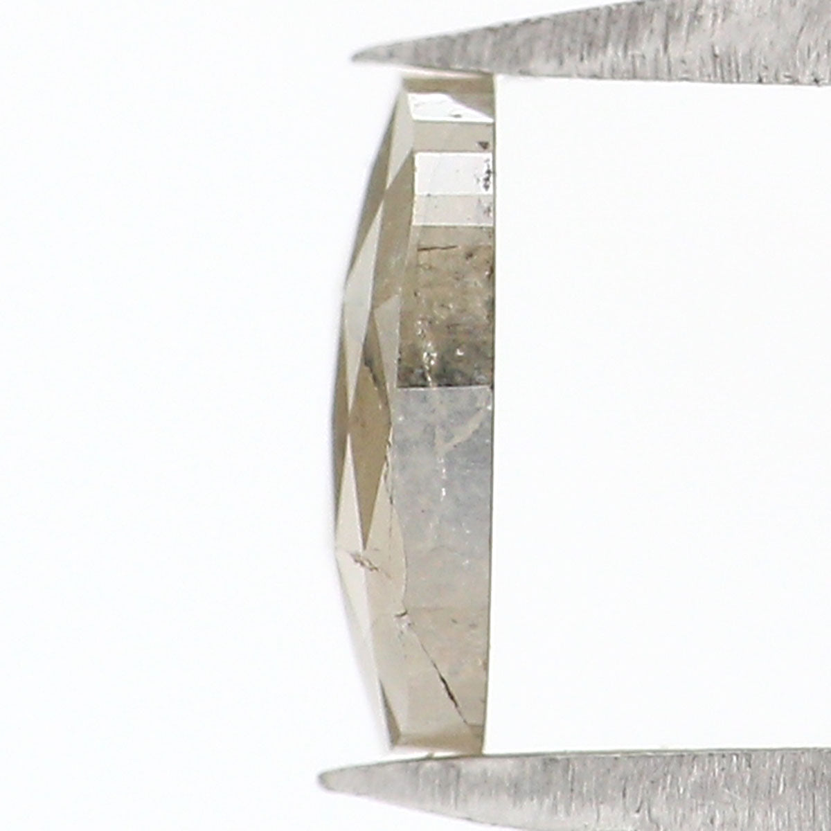 0.70 CT Natural Loose Cushion Shape Diamond Grey Color Cushion Rose Cut Diamond 6.60 MM Natural Cushion Shape Grey Color Diamond LQ7126