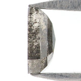 Natural Loose Coffin Salt And Pepper Diamond Black Grey Color 0.38 CT 4.70 MM Coffin Shape Rose Cut Diamond L8819