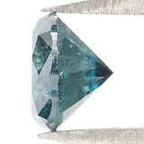 Natural Loose Round Blue Color Diamond 0.61 CT 5.20 MM Round Shape Brilliant Cut Diamond L8652