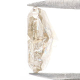 Natural Loose Cushion Yellow Grey Color Diamond 0.90 CT 6.40 MM Cushion Shape Rose Cut Diamond L7407