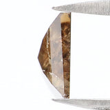 Natural Loose Square Diamond Brown Color 0.85 CT 6.30 MM Square Shape Rose Cut Diamond L7436