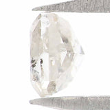 Natural Loose Cushion Yellow Grey Color Diamond 0.36 CT 3.90 MM Cushion Shape Rose Cut Diamond KR1811