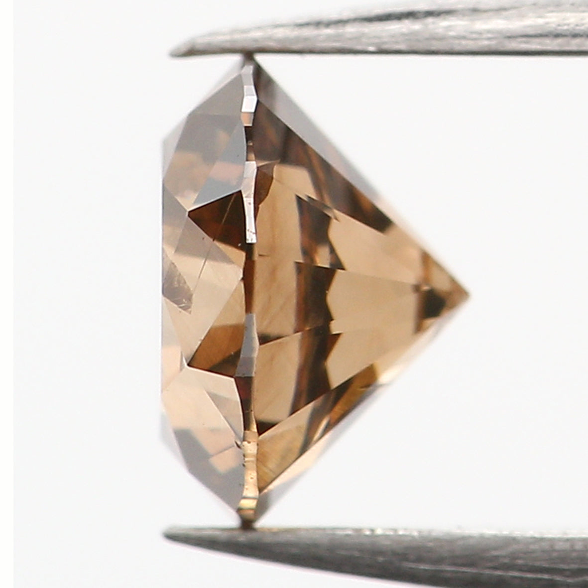 0.39 Ct Natural Loose Round Shape Diamond Brown Color Round Cut Diamond 4.65 MM Natural Loose Brown Color Round Brilliant Cut Diamond LQ672