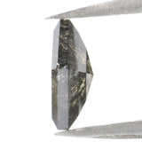 Natural Loose Kite Salt And Pepper Diamond Black Grey Color 1.05 CT 8.00 MM Kite Shape Rose Cut Diamond KDL2106