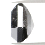 Natural Loose Shield Salt And Pepper Diamond Black Grey Color 3.03  CT 8.20 MM Shield Shape Rose Cut Diamond KDL1117