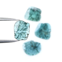 Natural Loose Slice Blue Color Diamond 1.83 CT 8.50 MM Slice Shape Rose Cut Diamond L781