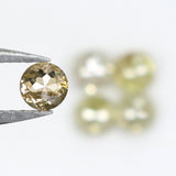 Natural Loose Rose Cut Diamond Yellow Grey Color 1.31 CT 3.50 MM Rose Cut Shape Diamond L1776
