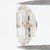 Natural Loose Emerald Diamond White - G Color 1.05 CT 6.28 MM Emerald Shape Rose Cut Diamond KDL2581