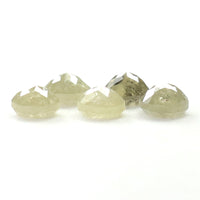 Natural Loose Rose Cut Diamond Grey Color 1.15 CT 3.50 MM Round Rose Cut Shape Diamond KR1293