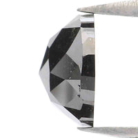 Natural Loose Cushion Black Color Diamond 1.31 CT 6.80 MM Cushion Shape Rose Cut Diamond L7640
