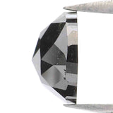 Natural Loose Cushion Black Color Diamond 1.31 CT 6.80 MM Cushion Shape Rose Cut Diamond L7640