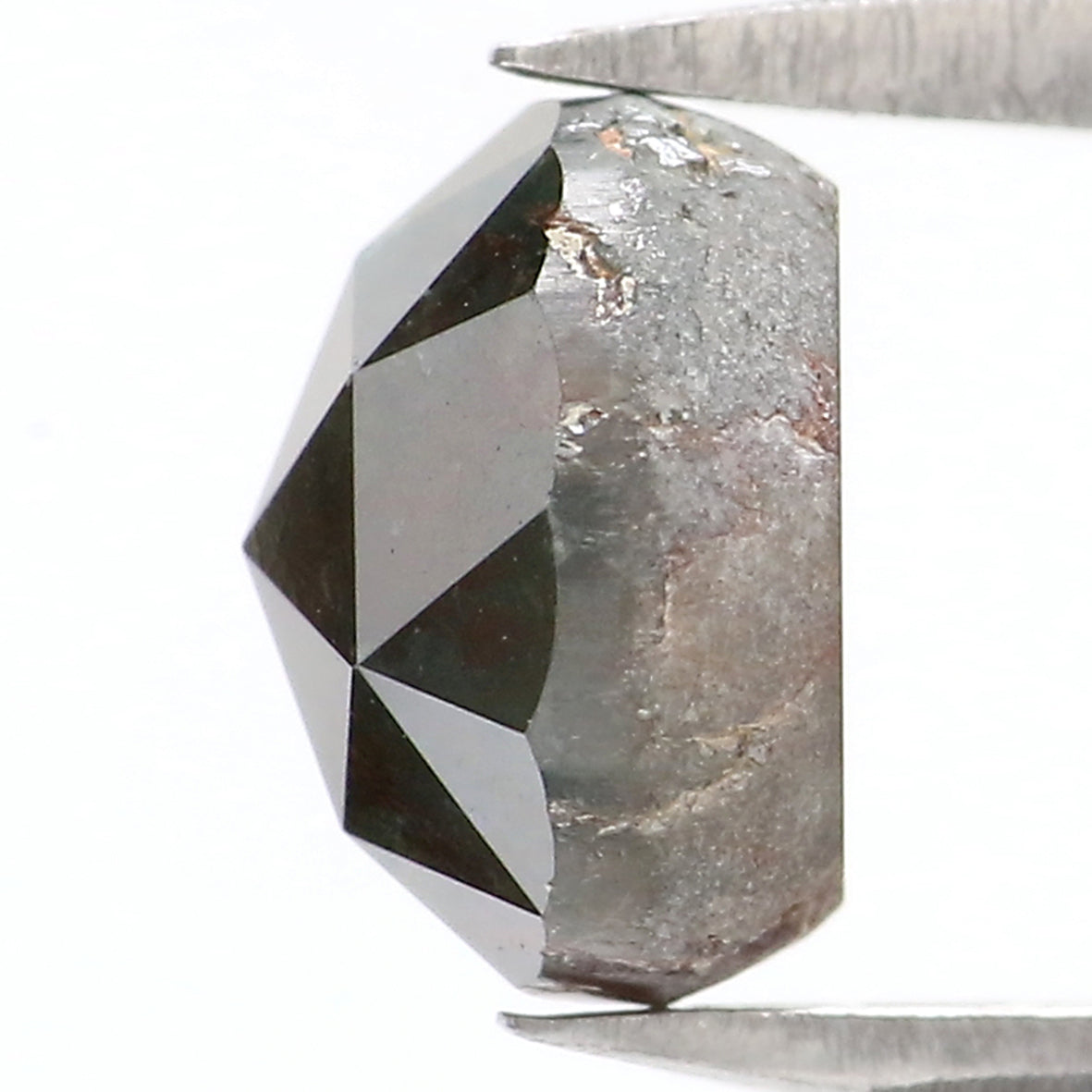 2.30 CT Natural Loose Round Rose Cut Diamond Brown Color Round Shape Diamond 7.30 MM Natural Loose Green Color Round Rose Cut Diamond LQ5917
