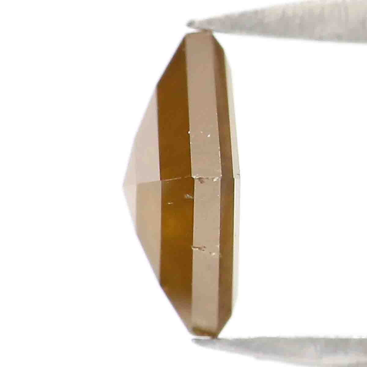 0.57 CT Natural Loose Kite Shape Diamond Yellow Color Kite Diamond 6.50 MM Natural Loose Yellow Color Diamond Kite Rose Cut Diamond KQ2234
