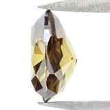 Natural Loose Pear Yellow Green Color Diamond 0.68 CT 6.15 MM Pear Shape Rose Cut Diamond L5130